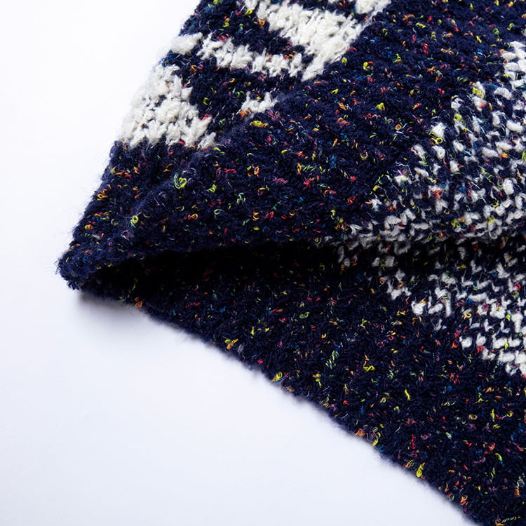 SM-K0036 기하학 무늬 얼룩덜룩 한 니트 가디건 여성 가을, 겨울 겉옷 SM-K0036 기하학 무늬 얼룩덜룩 한 니트 가디건 여성 가을, 겨울 겉옷