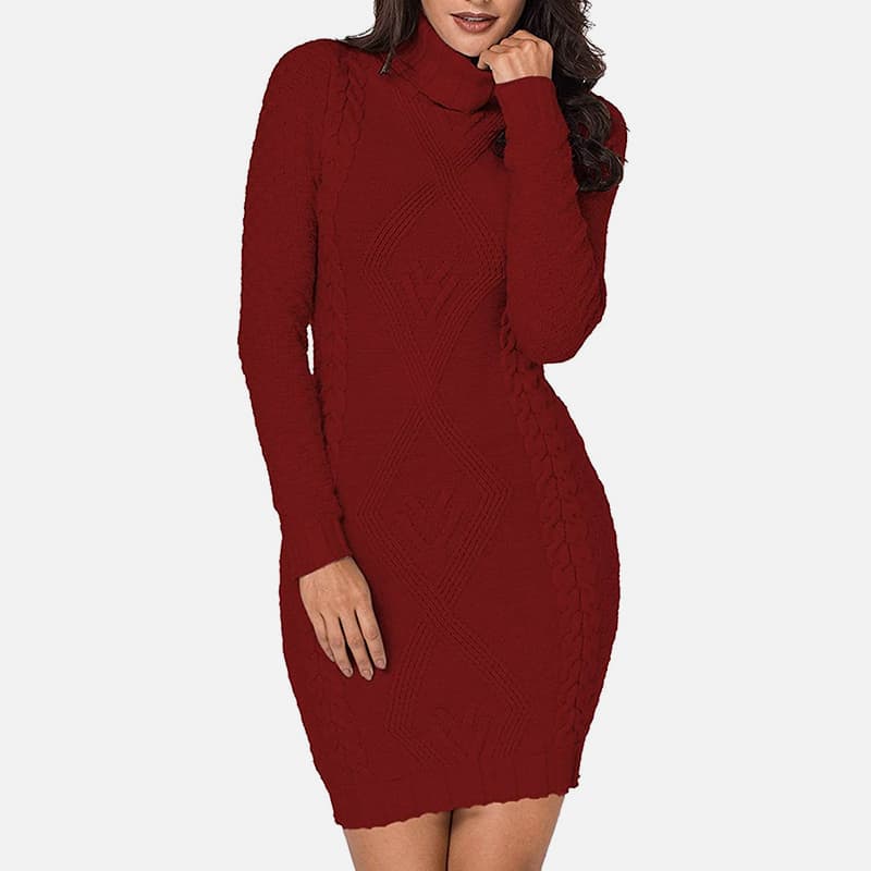 SM-K0063 하이카라 긴팔 슬림핏 니트원피스 SM-K0063 하이카라 긴팔 슬림핏 니트원피스