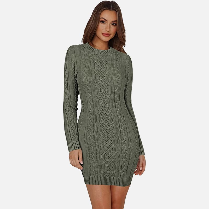 SM-K0063 하이카라 긴팔 슬림핏 니트원피스 SM-K0063 하이카라 긴팔 슬림핏 니트원피스