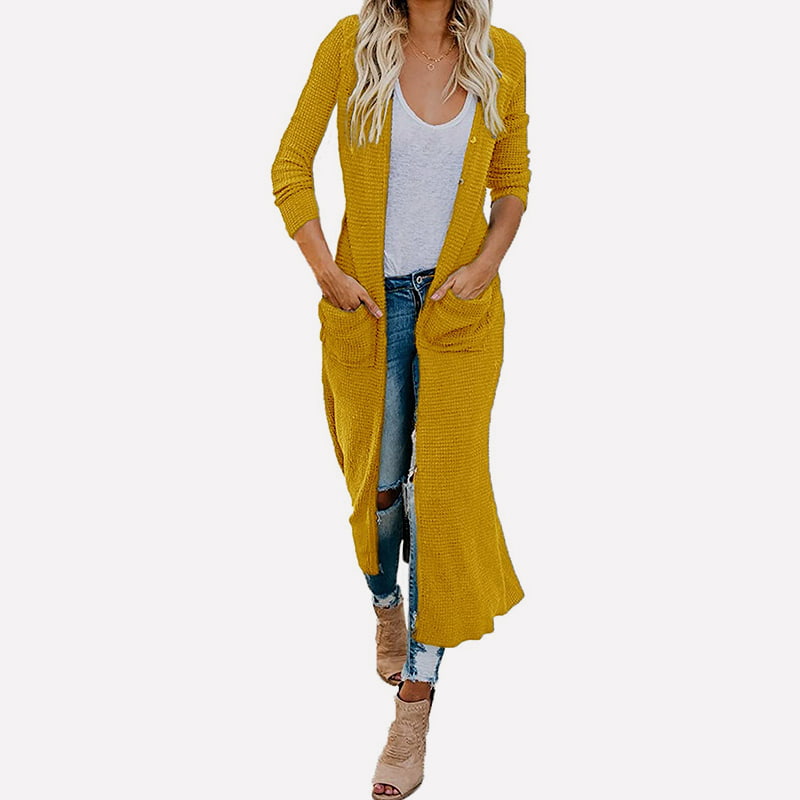 SM-K0074 브이넥 롱 솔리드 포켓 니트 가디건 코트 SM-K0074 브이넥 롱 솔리드 포켓 니트 가디건 코트